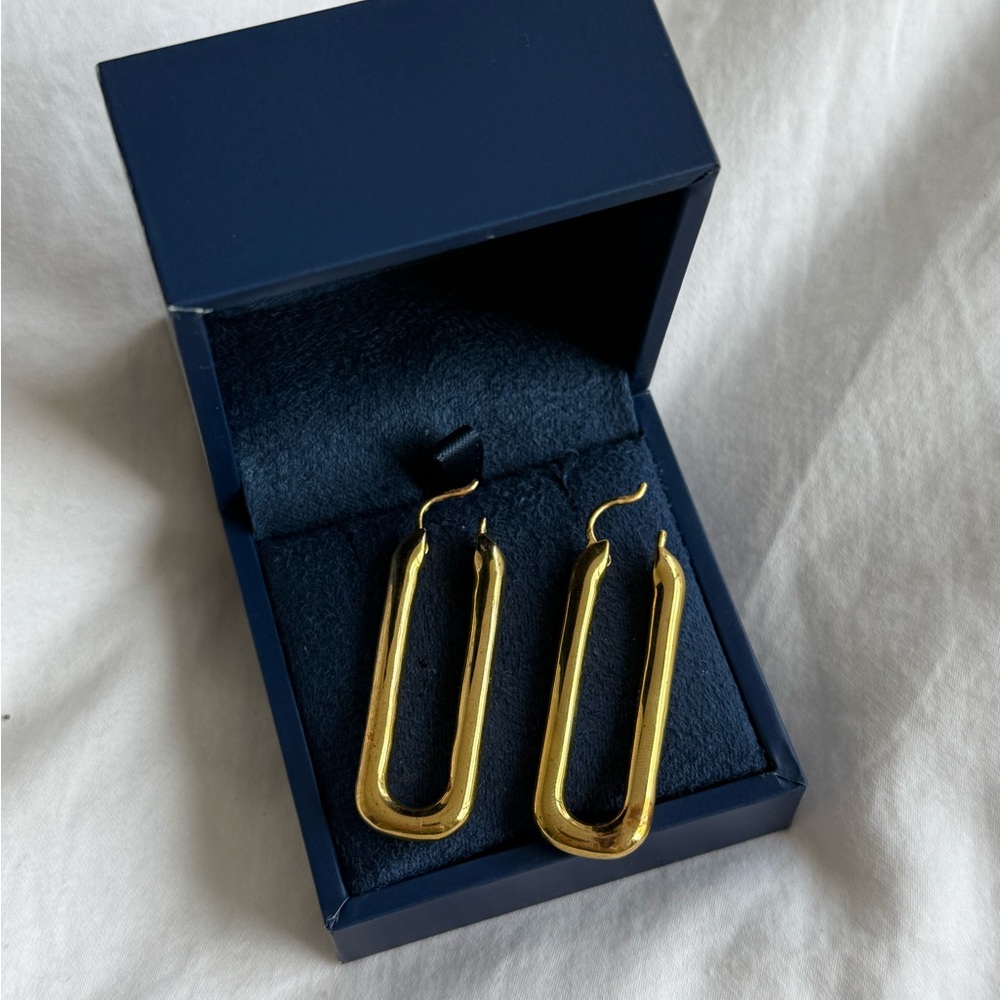 Elegant Gold Hoop Earrings